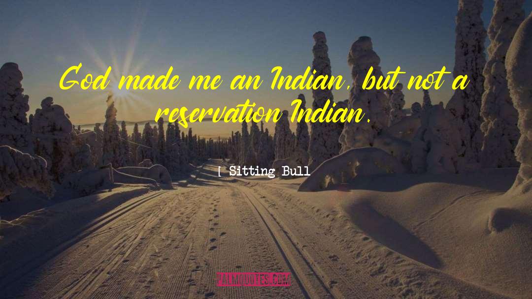 Reservation quotes by Sitting Bull