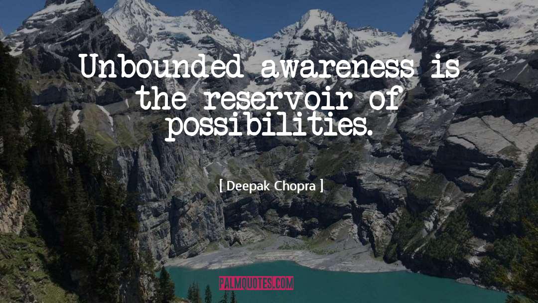 Reservoir quotes by Deepak Chopra