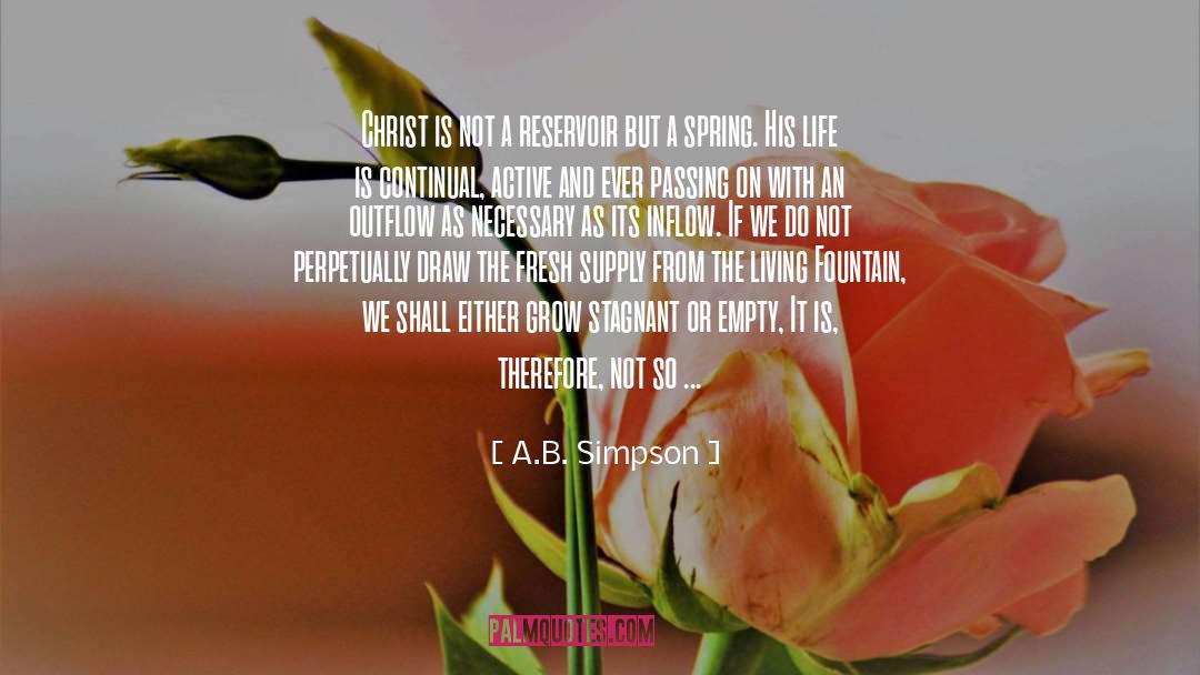 Reservoir quotes by A.B. Simpson