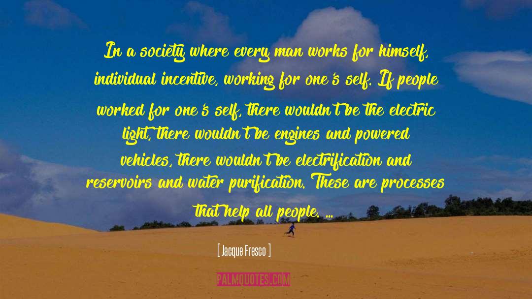 Reservoirs quotes by Jacque Fresco