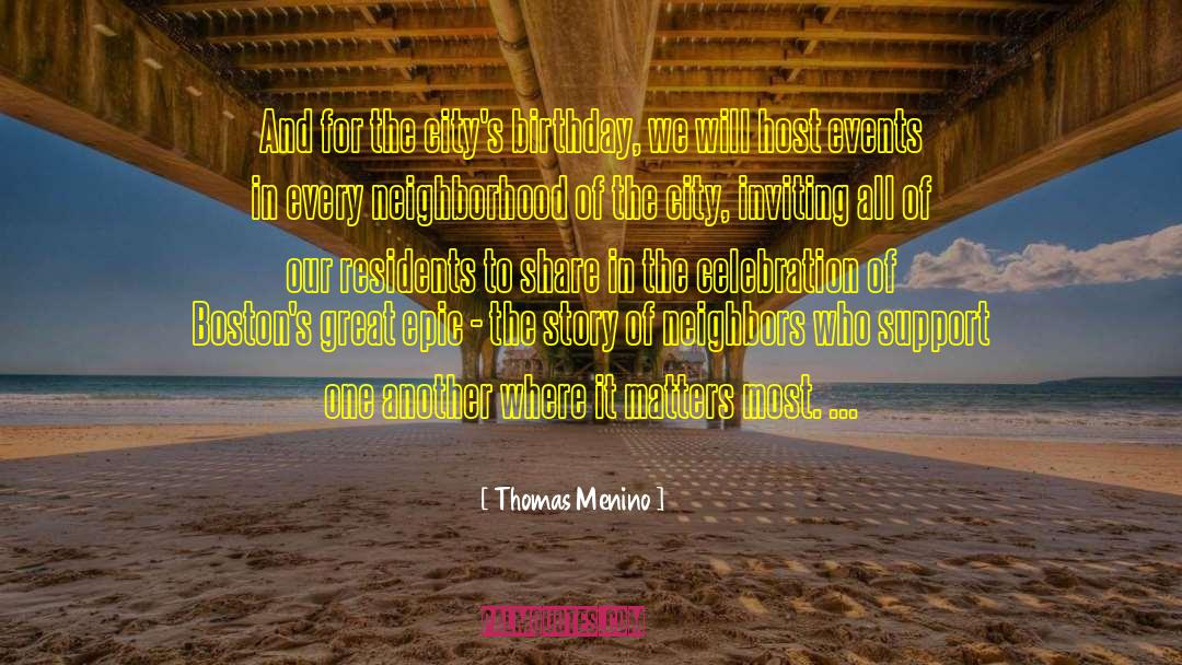 Residents quotes by Thomas Menino