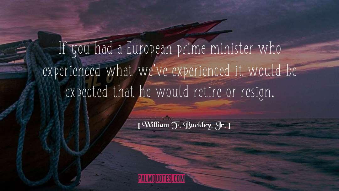 Resign quotes by William F. Buckley, Jr.