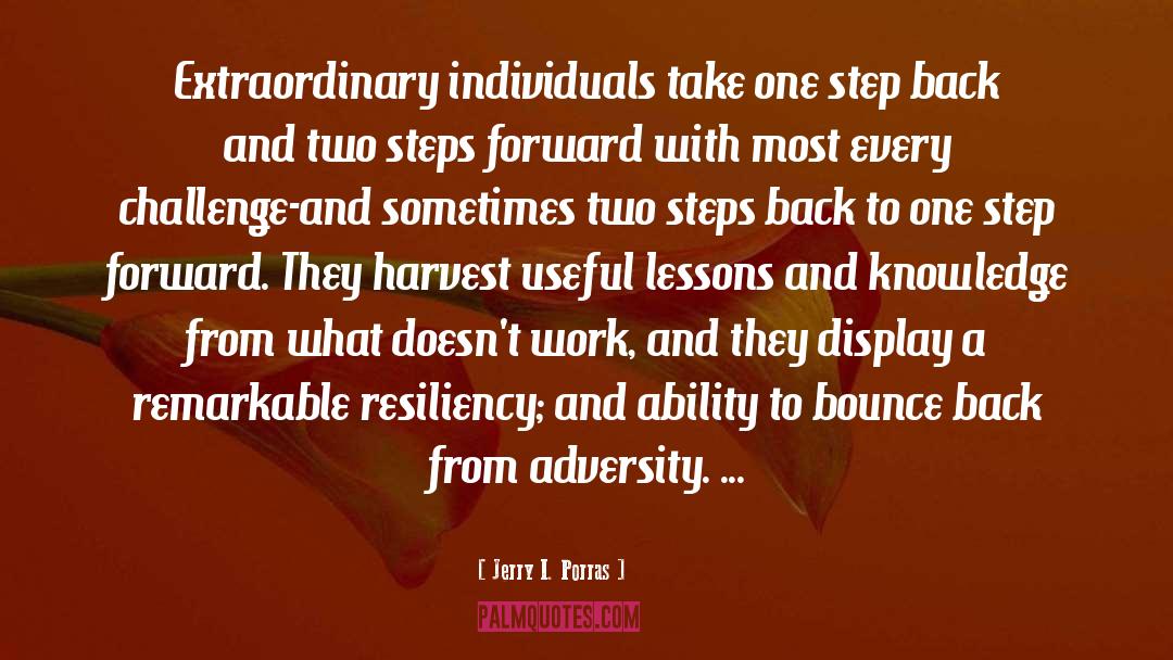 Resiliency quotes by Jerry I. Porras