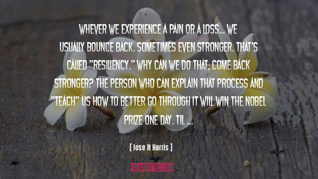 Resiliency quotes by Jose N Harris