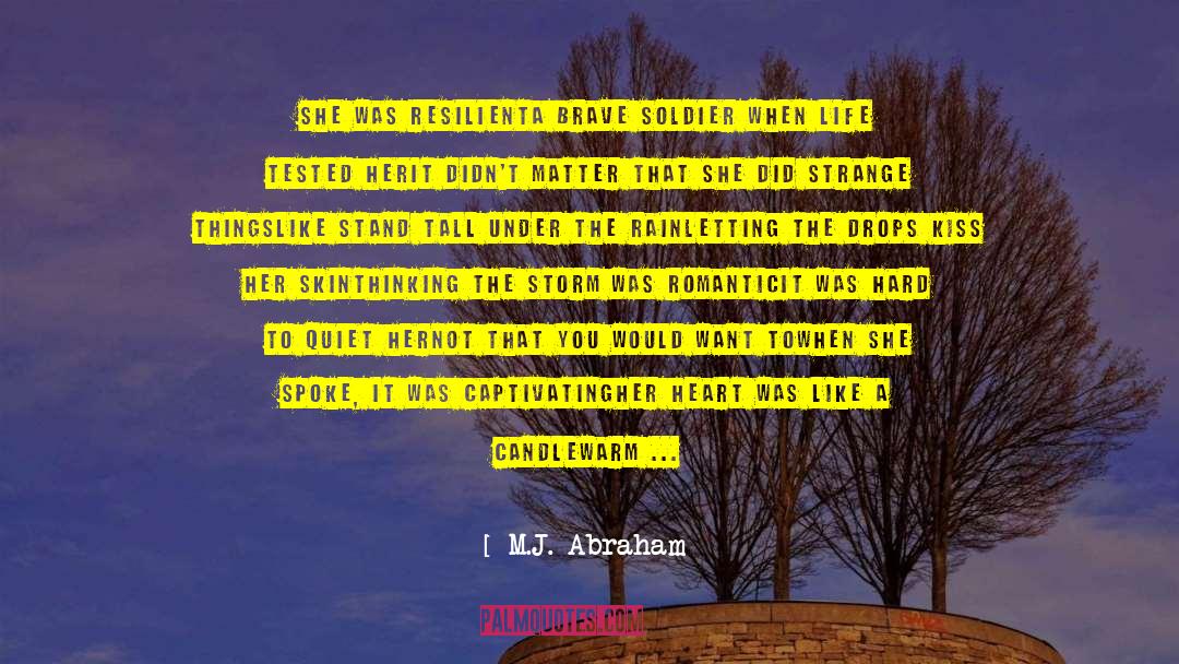 Resilient quotes by M.J. Abraham