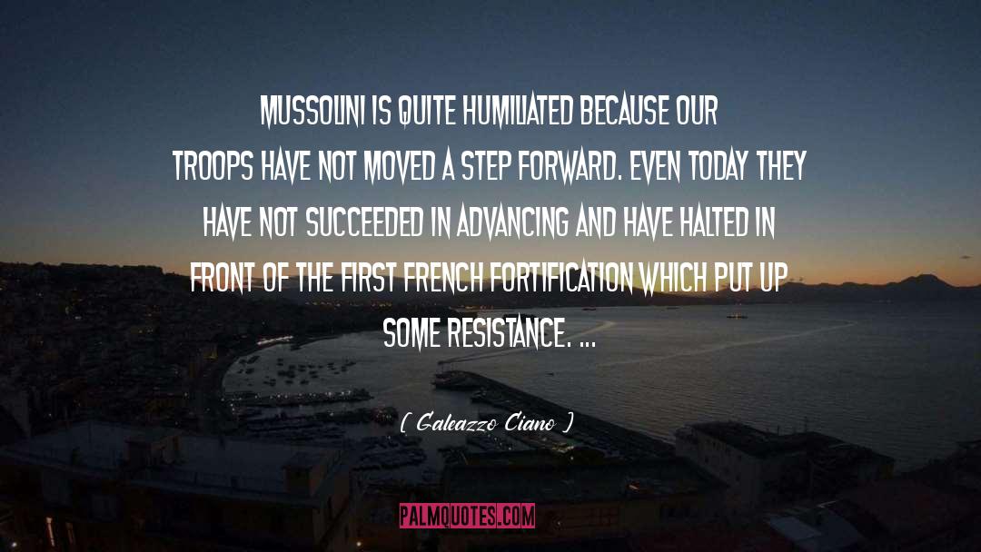 Resistance Is Not Futile quotes by Galeazzo Ciano