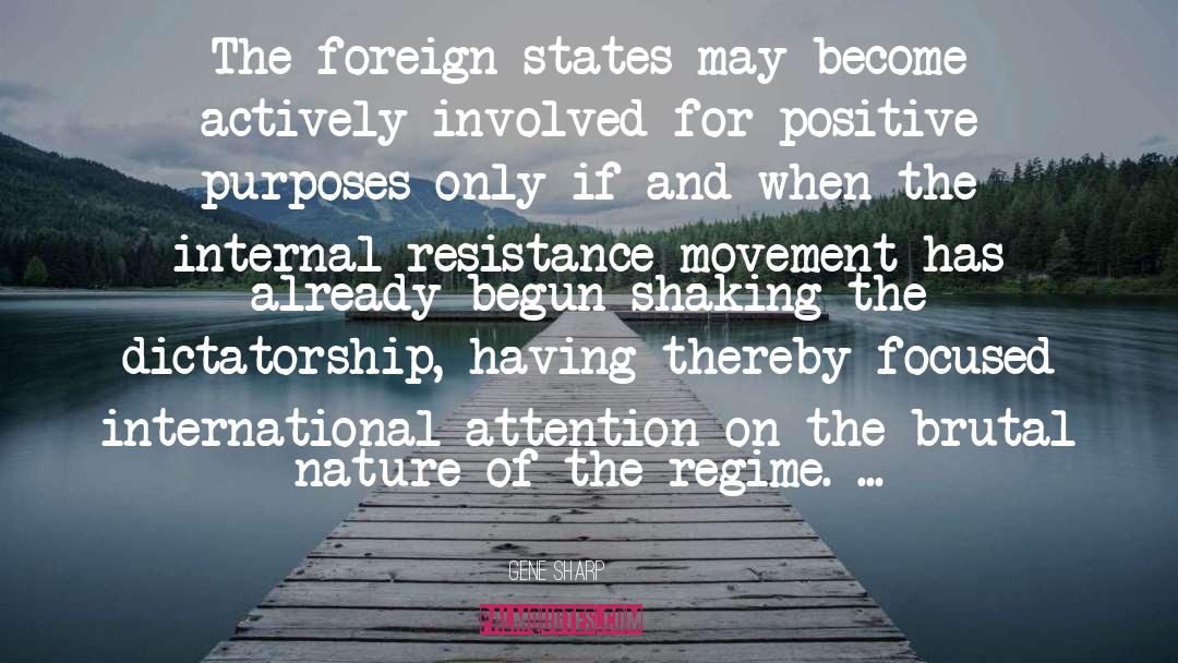 Resistance Movement quotes by Gene Sharp