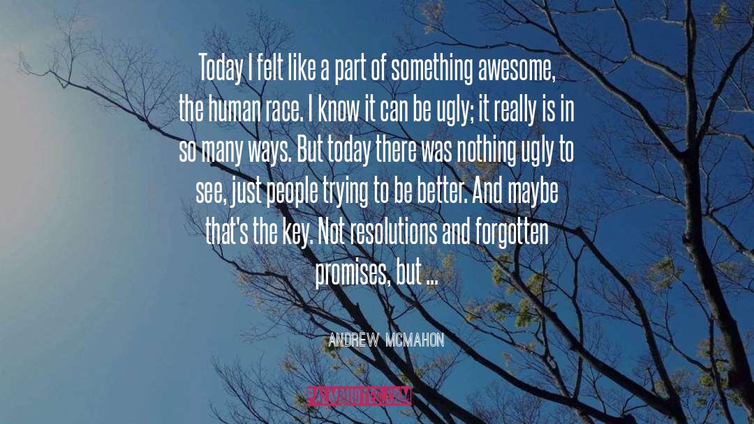 Resolutions quotes by Andrew McMahon