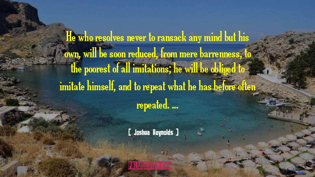 Resolves quotes by Joshua Reynolds