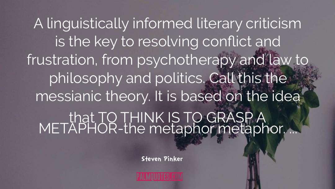 Resolving Conflict quotes by Steven Pinker