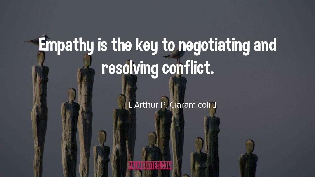 Resolving Conflict quotes by Arthur P. Ciaramicoli