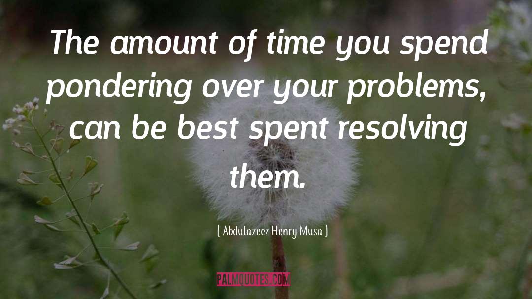 Resolving quotes by Abdulazeez Henry Musa