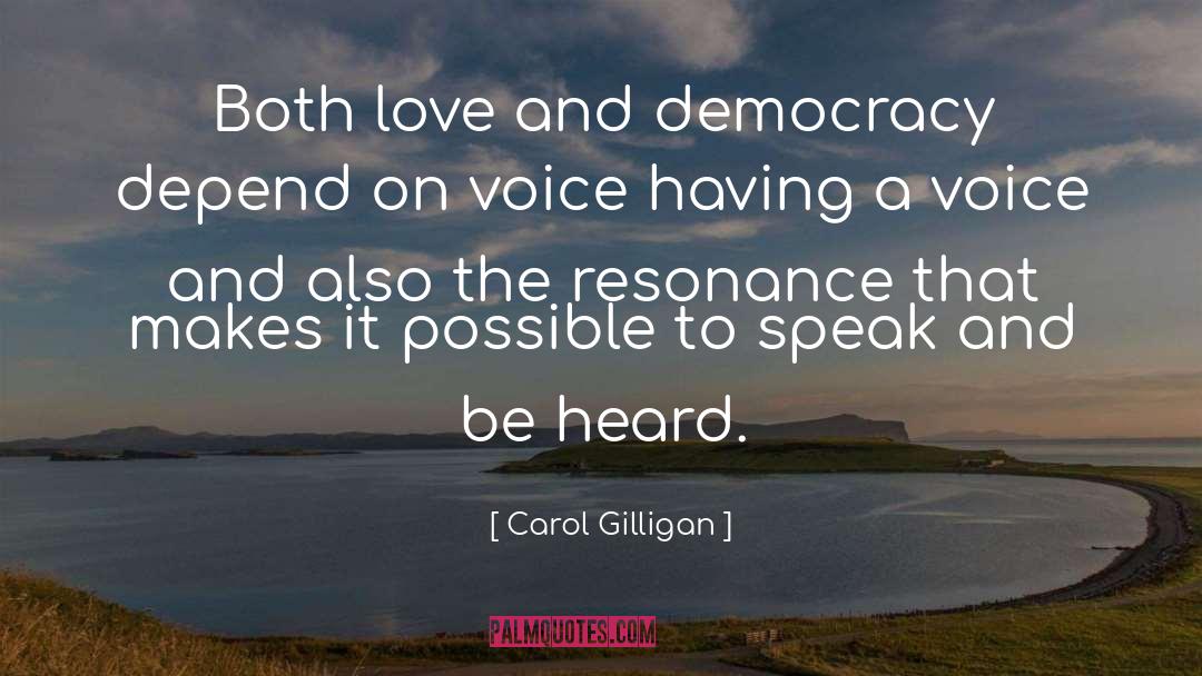 Resonance quotes by Carol Gilligan