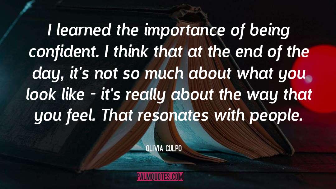 Resonates quotes by Olivia Culpo