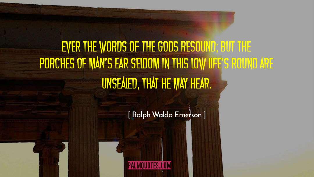 Resound quotes by Ralph Waldo Emerson