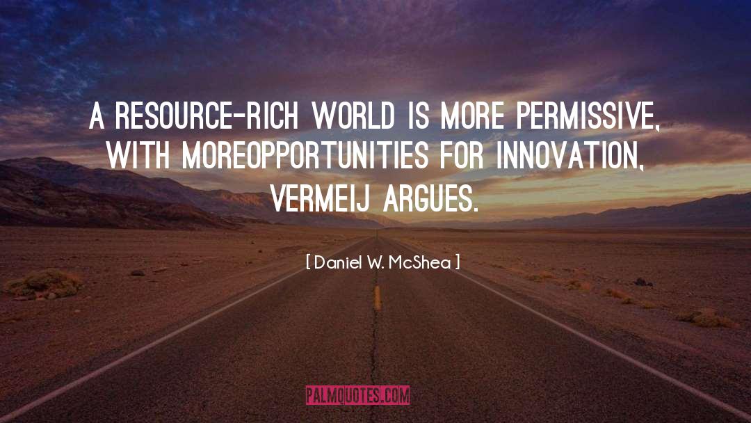 Resource Depletion quotes by Daniel W. McShea