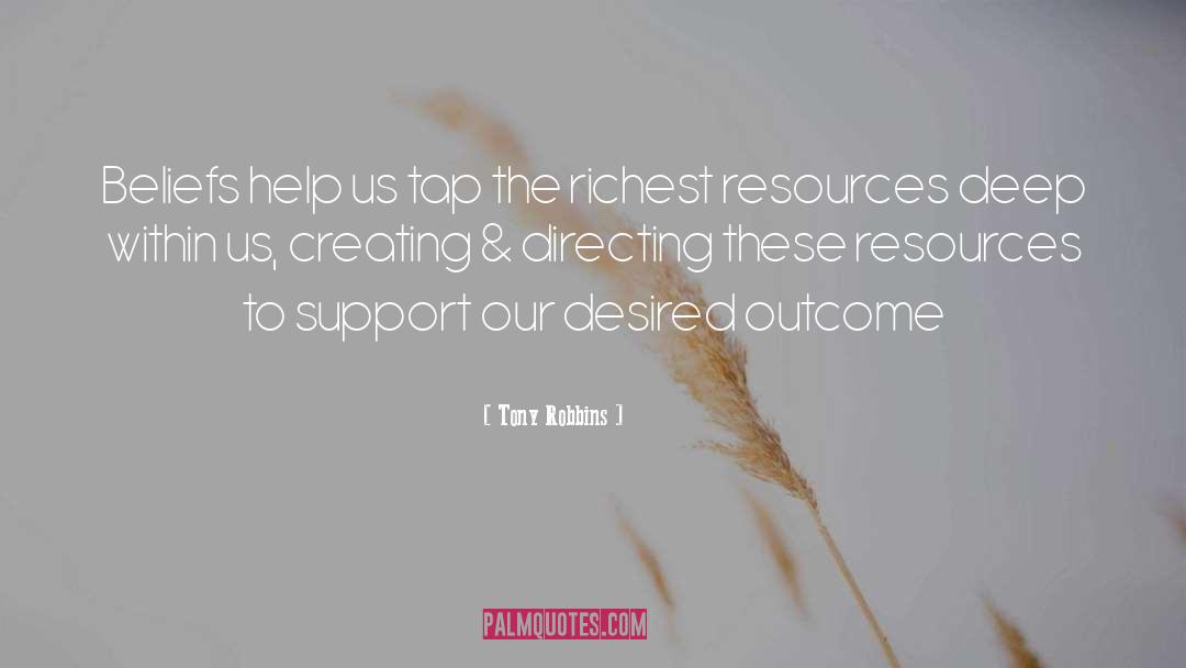 Resources quotes by Tony Robbins
