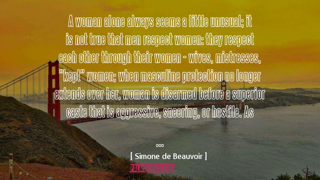 Respect Each Other quotes by Simone De Beauvoir