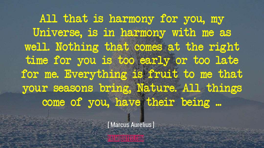 Respect For Nature quotes by Marcus Aurelius