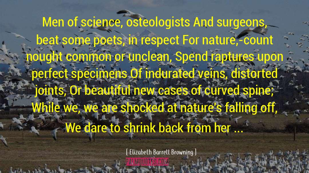 Respect For Nature quotes by Elizabeth Barrett Browning