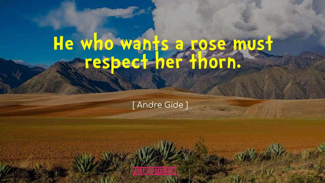 Respect Her quotes by Andre Gide