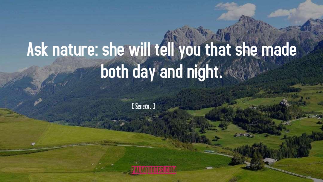 Respect Nature quotes by Seneca.