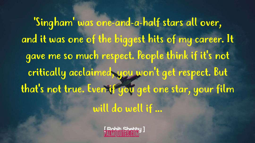 Respect People quotes by Rohit Shetty