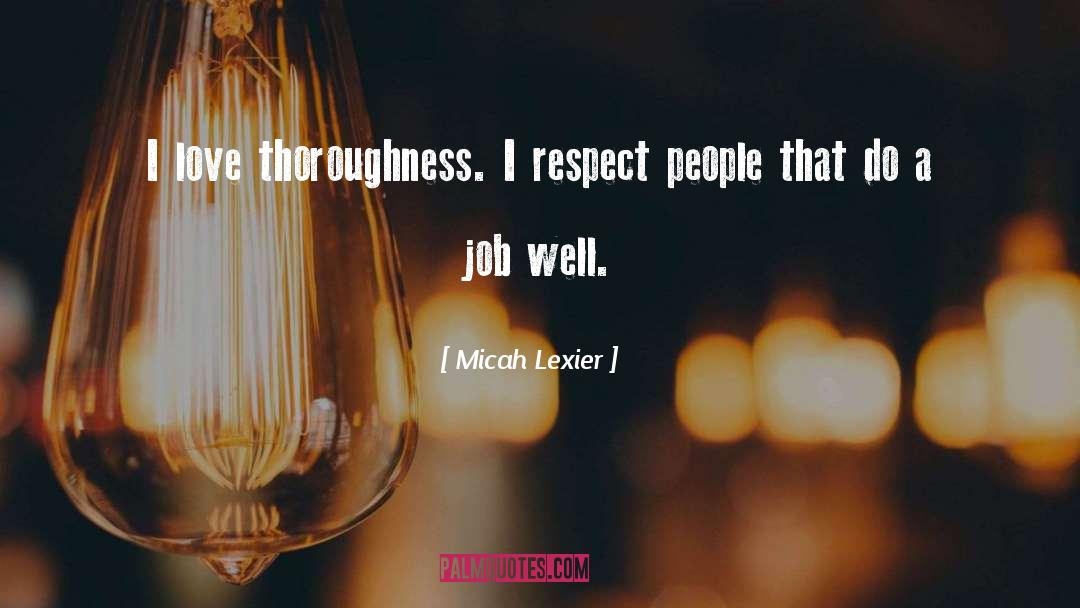 Respect People quotes by Micah Lexier