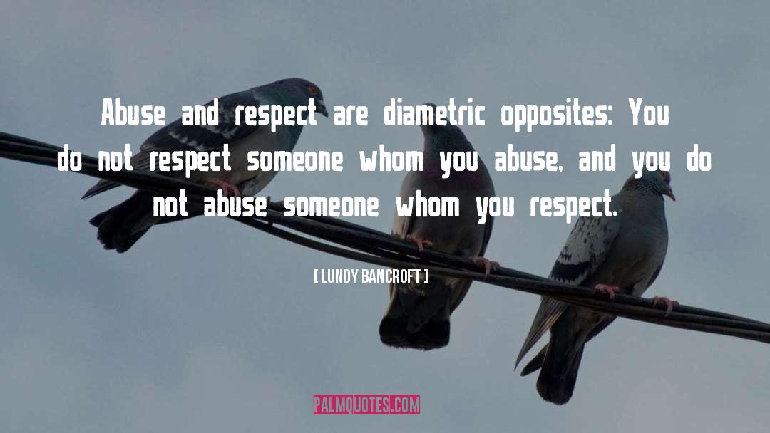 Respect Someone quotes by Lundy Bancroft