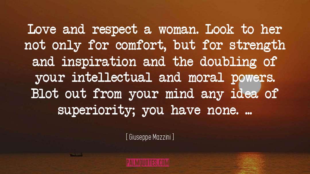 Respect Women quotes by Giuseppe Mazzini