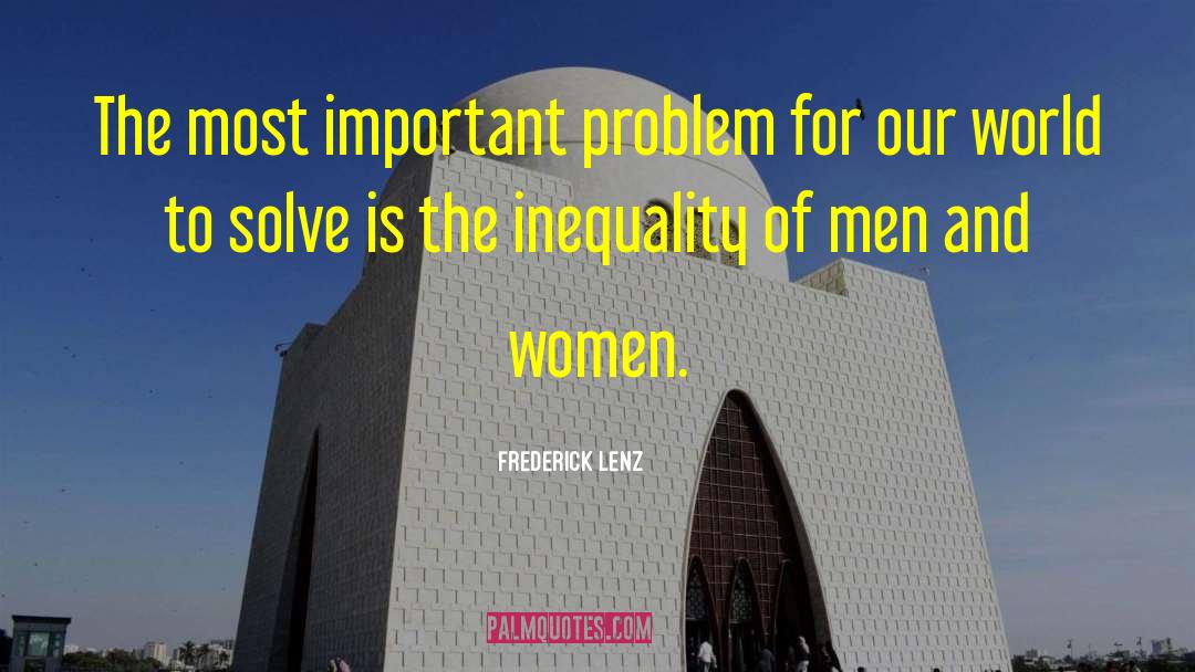 Respect Women quotes by Frederick Lenz