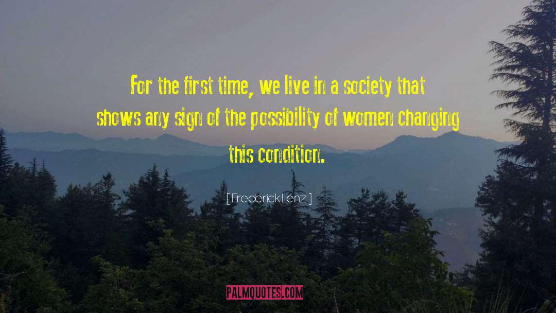 Respect Women quotes by Frederick Lenz