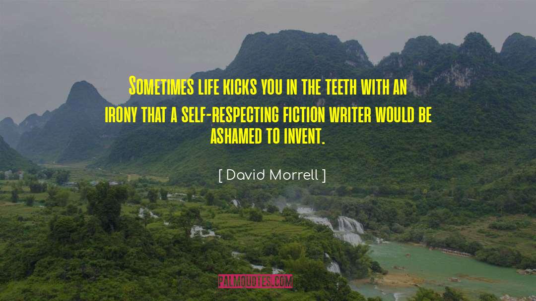 Respecting quotes by David Morrell