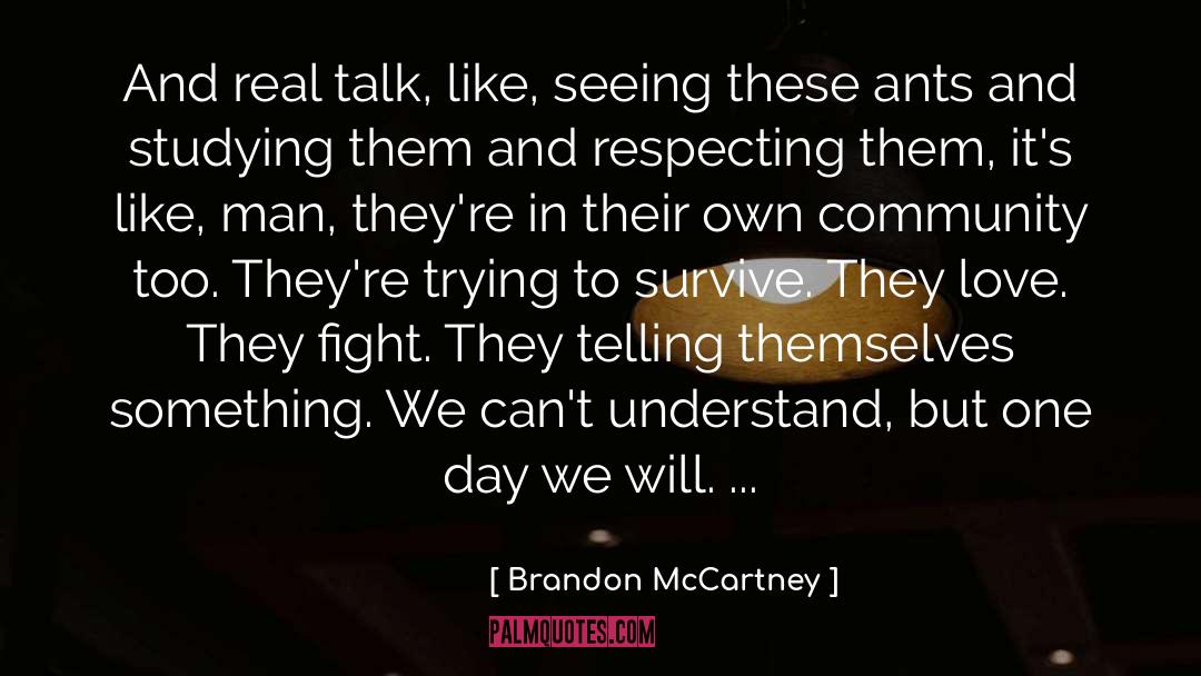 Respecting quotes by Brandon McCartney