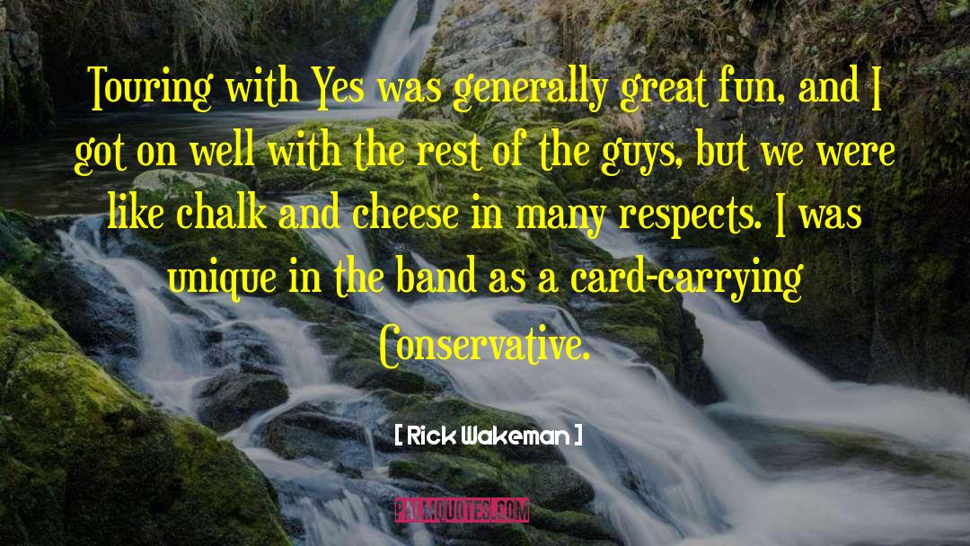 Respects quotes by Rick Wakeman