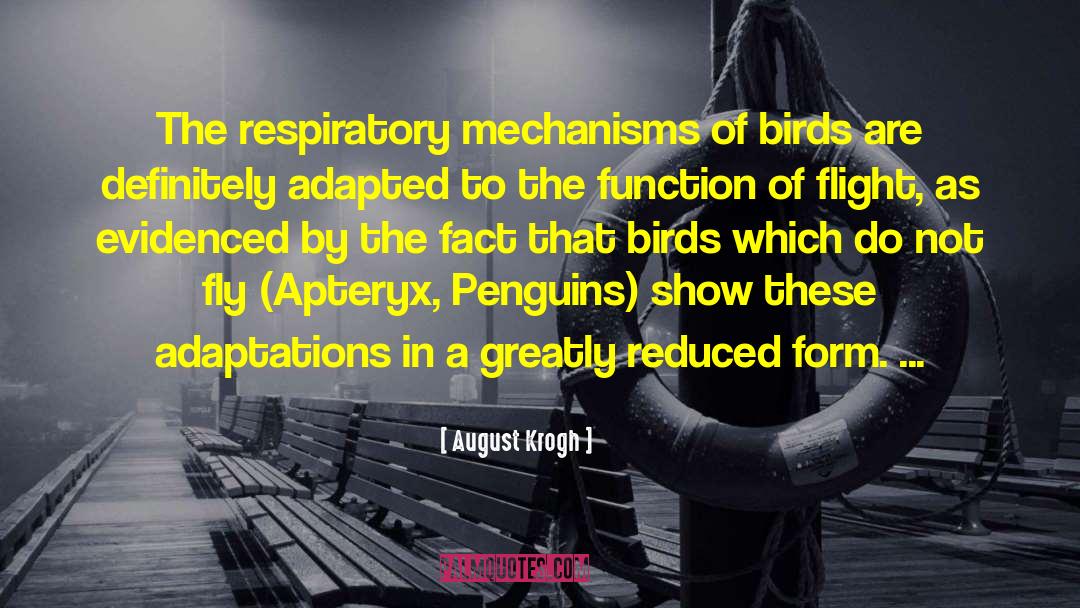 Respiratory quotes by August Krogh