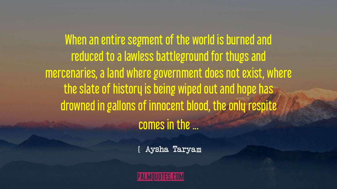 Respite quotes by Aysha Taryam