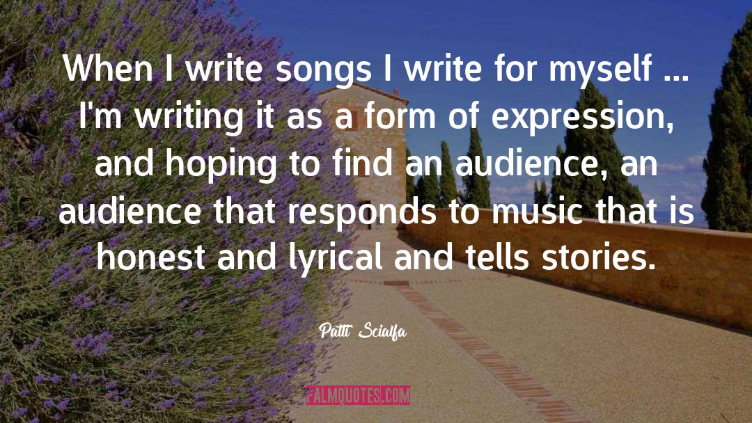 Responds quotes by Patti Scialfa