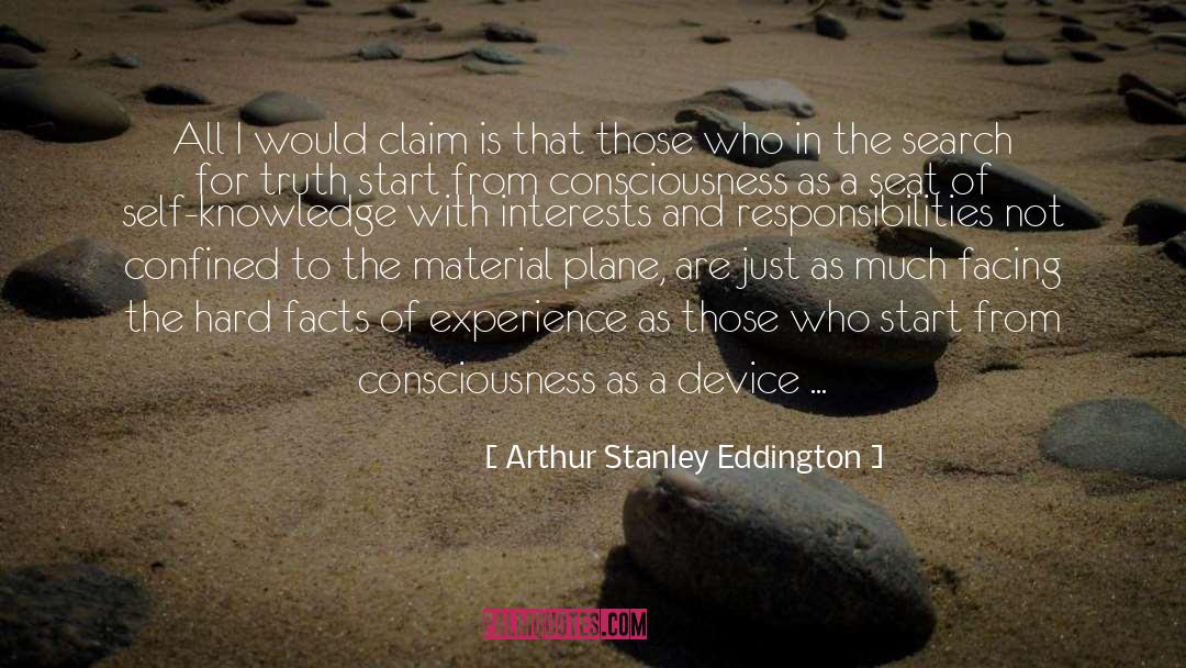 Responsibilities quotes by Arthur Stanley Eddington