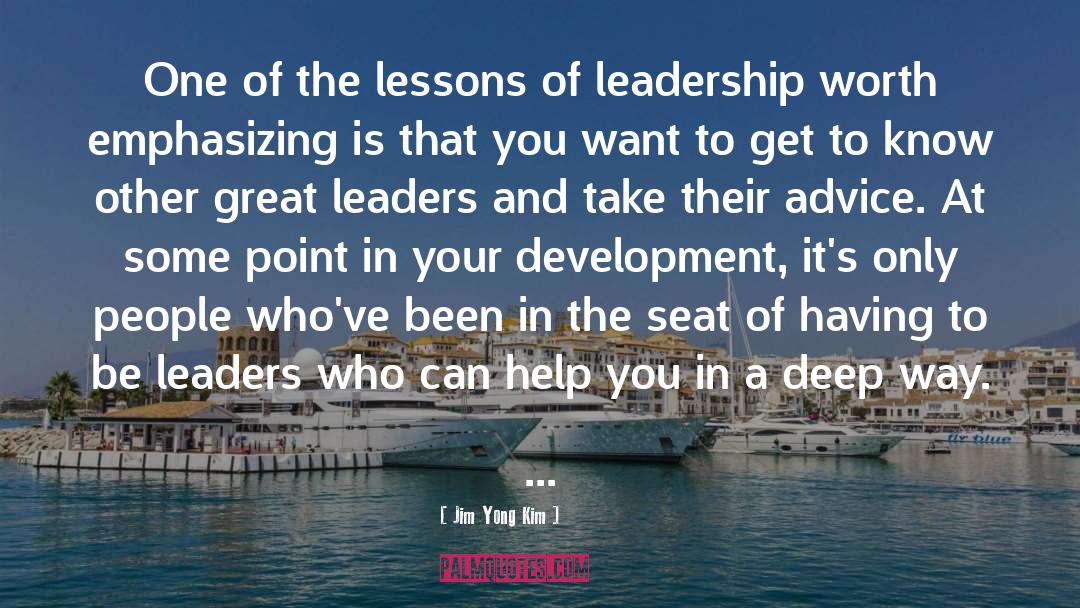 Responsibility Of Leadership quotes by Jim Yong Kim