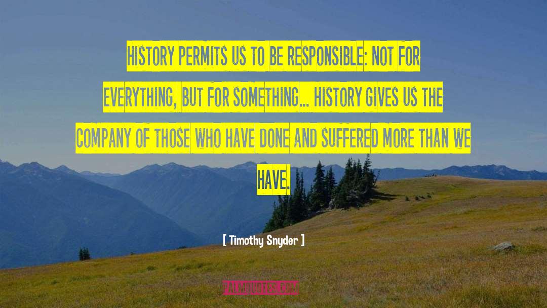 Responsible Adults quotes by Timothy Snyder