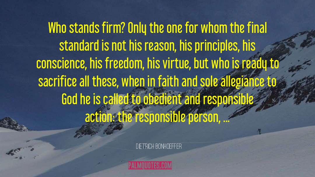 Responsible Person quotes by Dietrich Bonhoeffer