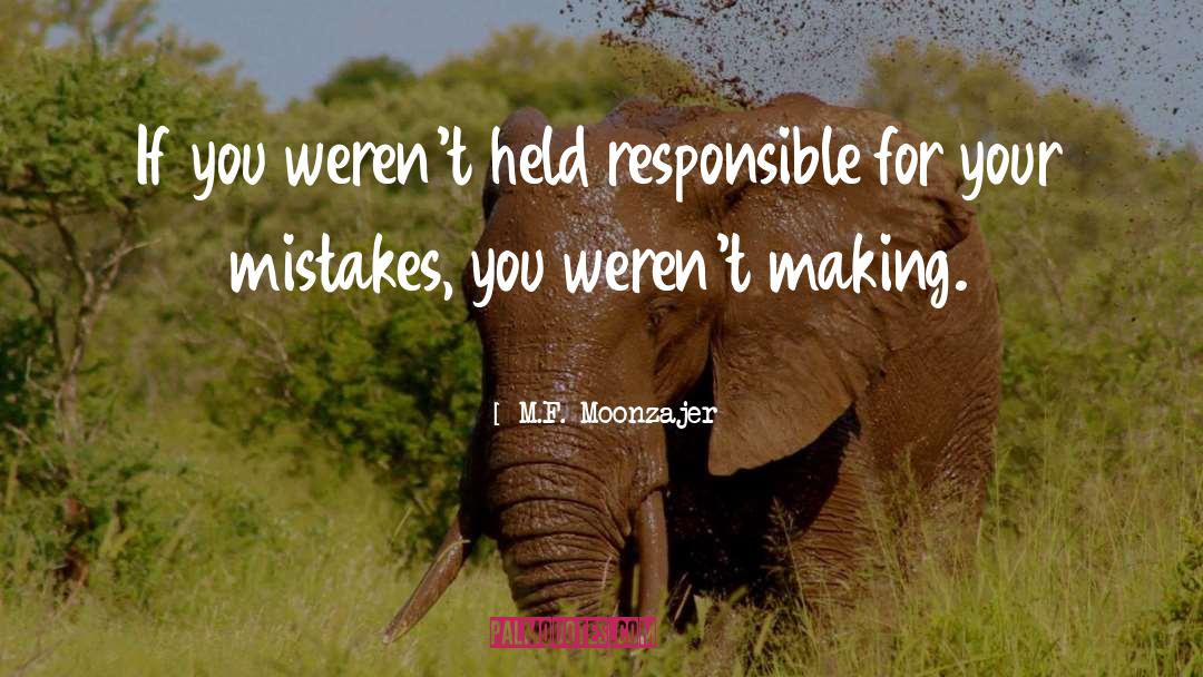 Responsible quotes by M.F. Moonzajer