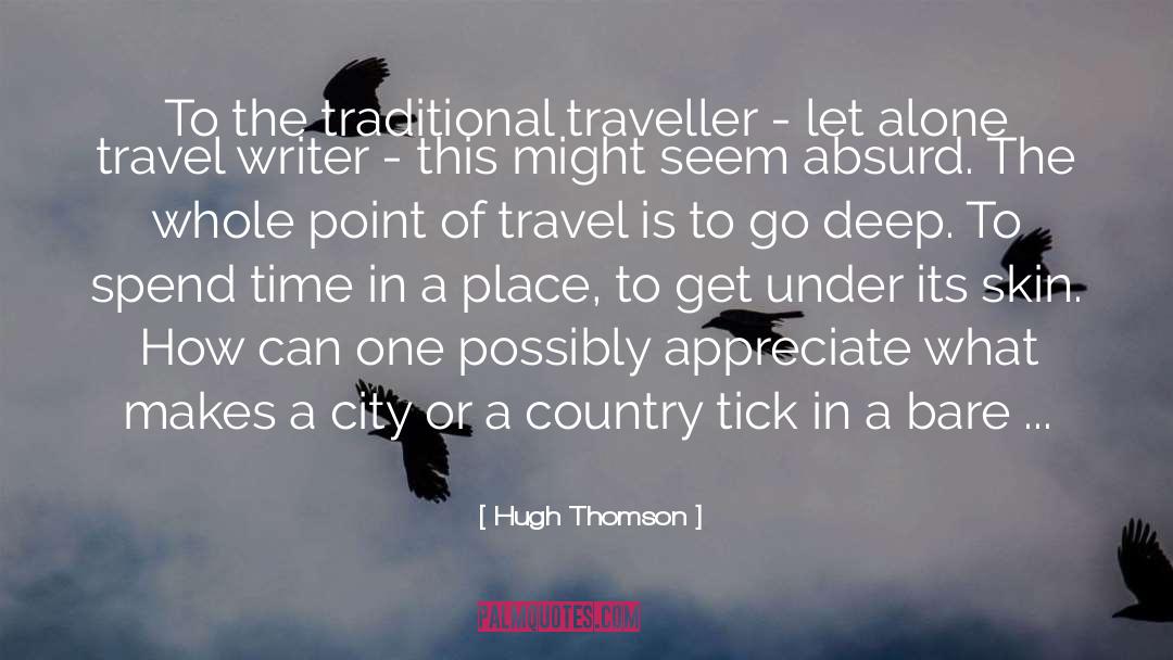 Ressponsible Travel quotes by Hugh Thomson