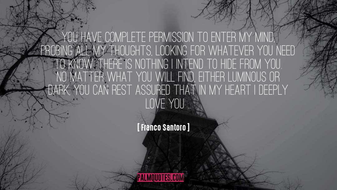 Rest Assured quotes by Franco Santoro