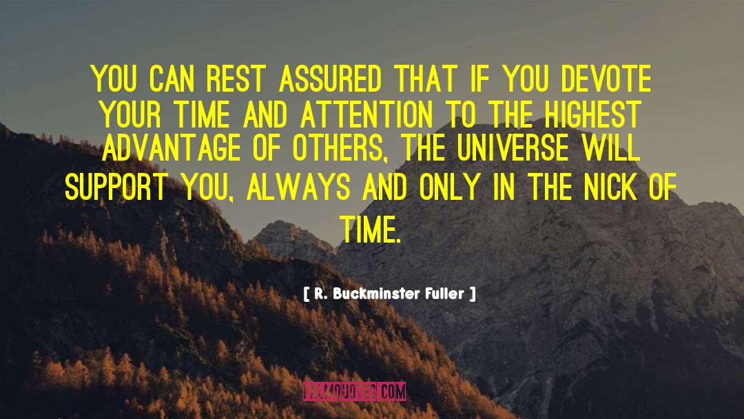 Rest Assured quotes by R. Buckminster Fuller