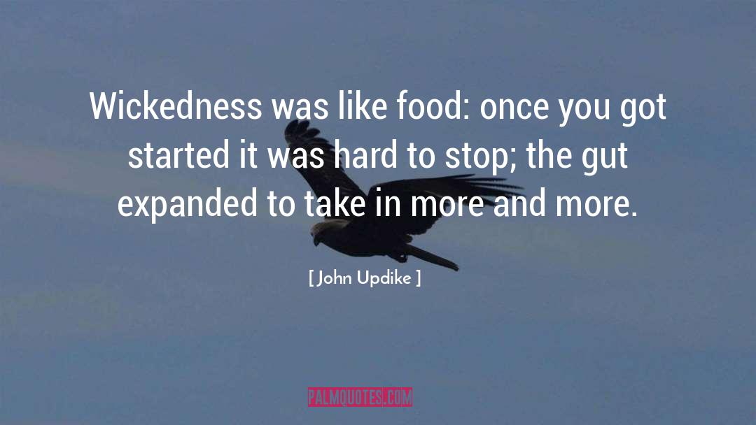 Restelli Food quotes by John Updike