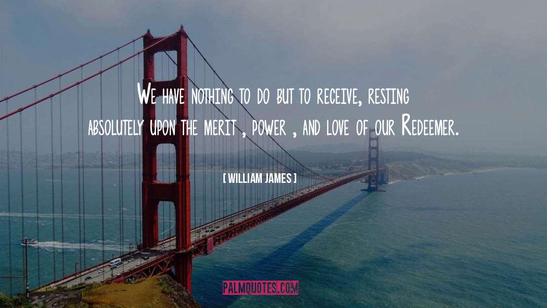 Resting quotes by William James