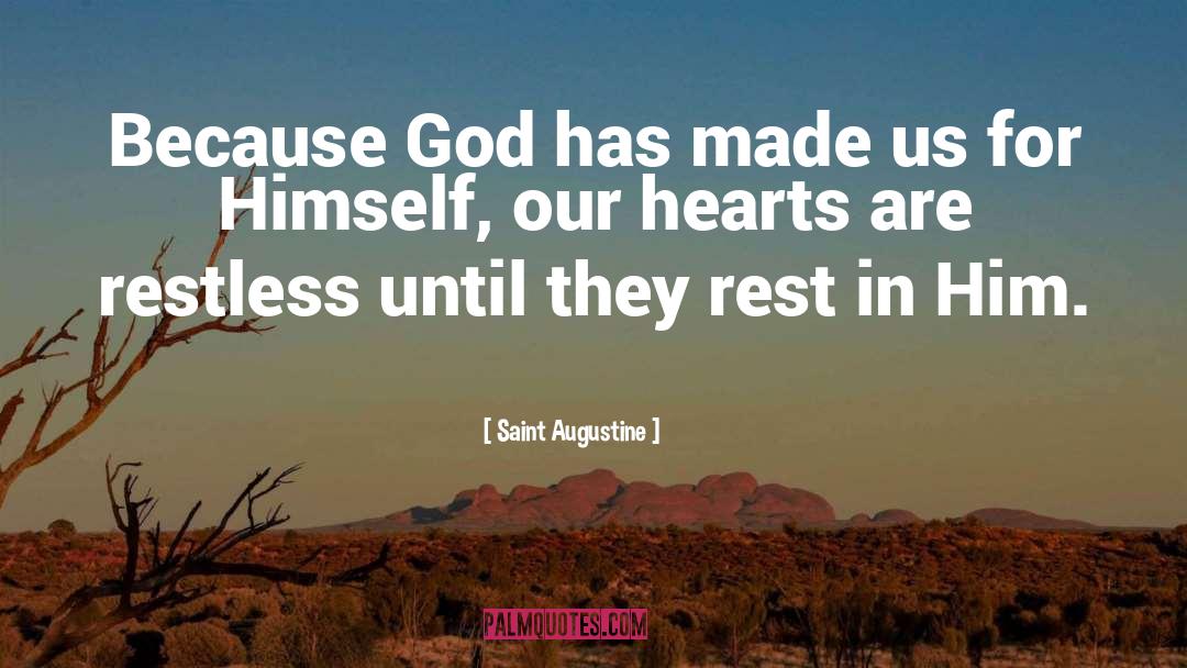 Restless Heart quotes by Saint Augustine