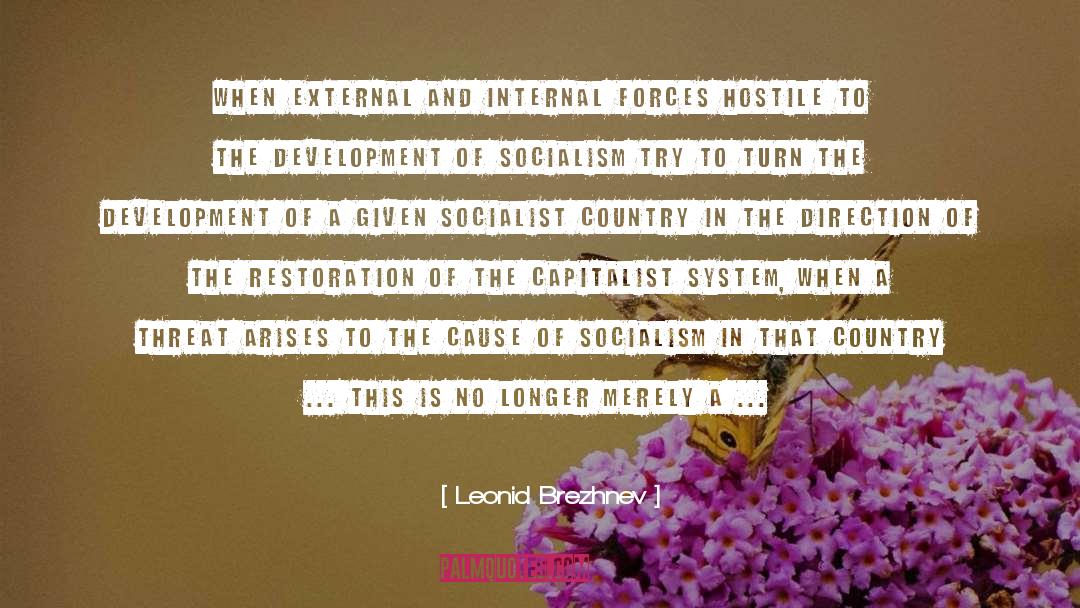 Restoration quotes by Leonid Brezhnev